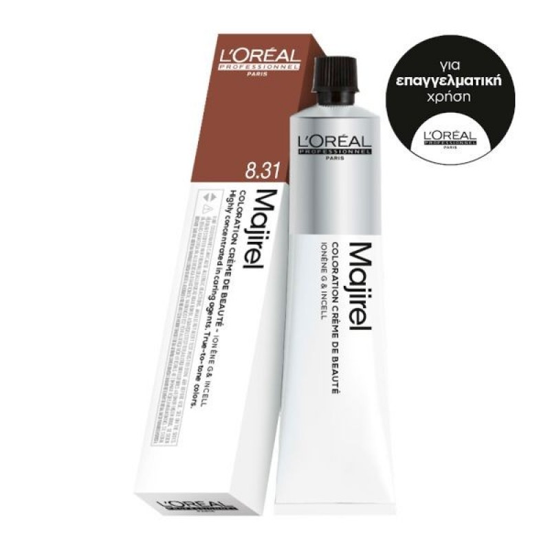 LOREAL MAJIREL COLOR N.8.31 BLOND LIGHT BEIGE 50ML