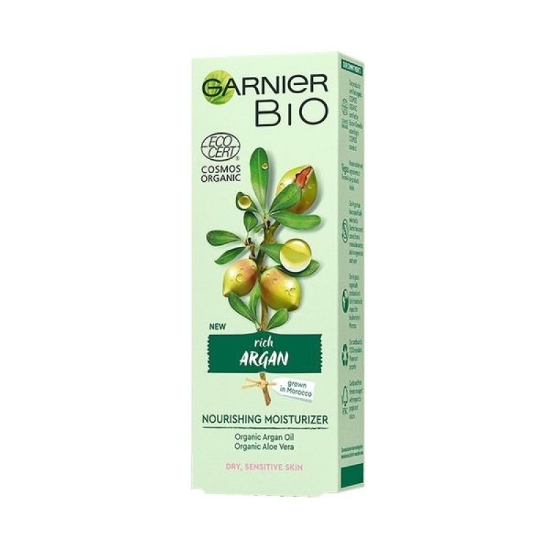 GARNIER BIO NOURISHING MOISTURIZING CREAM DRY SKIN ARGAN OIL 50ML