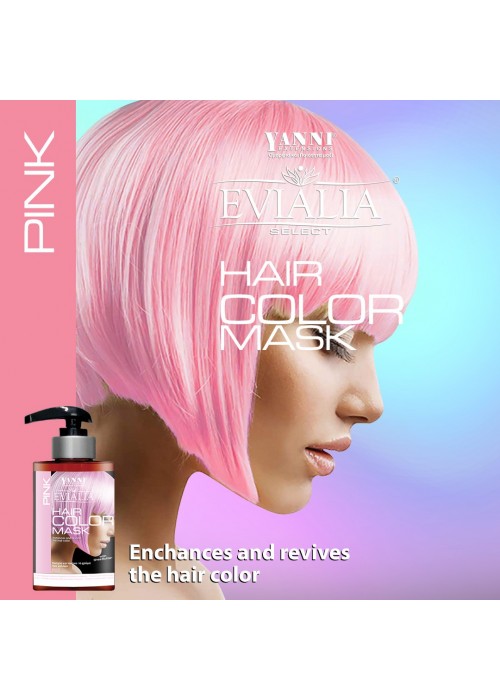 YIANNI ΜΑΣΚΑ ΜΑΛΛΙΩΝ COLOUR PINK 300ML