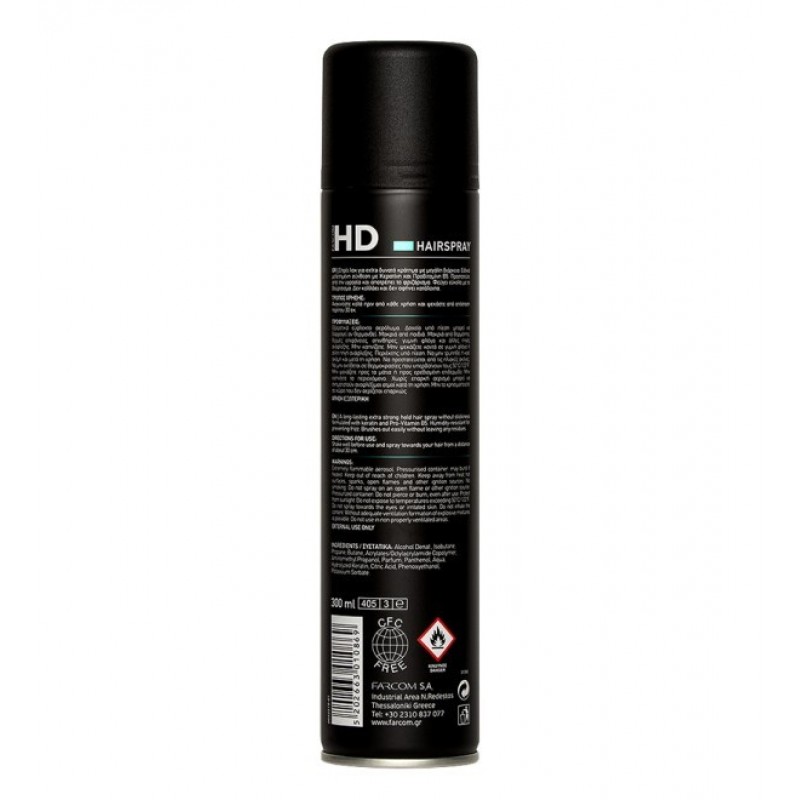 FARCOM HD KERATIN ΛΑΚ ΜΑΛΛΙΩΝ ΕΞΤΡΑ ΔΥΝΑΤΗ 300ML