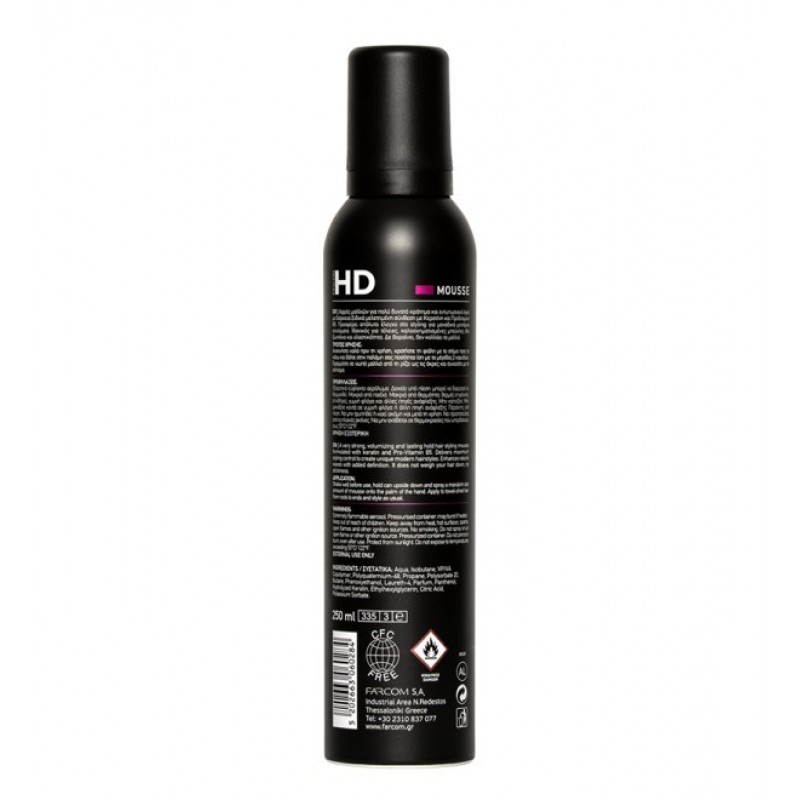 FARCOM HD KERATIN ΑΦΡΟΣ ΜΑΛΛΙΩΝ ULTRA STRONG N.5 250ML