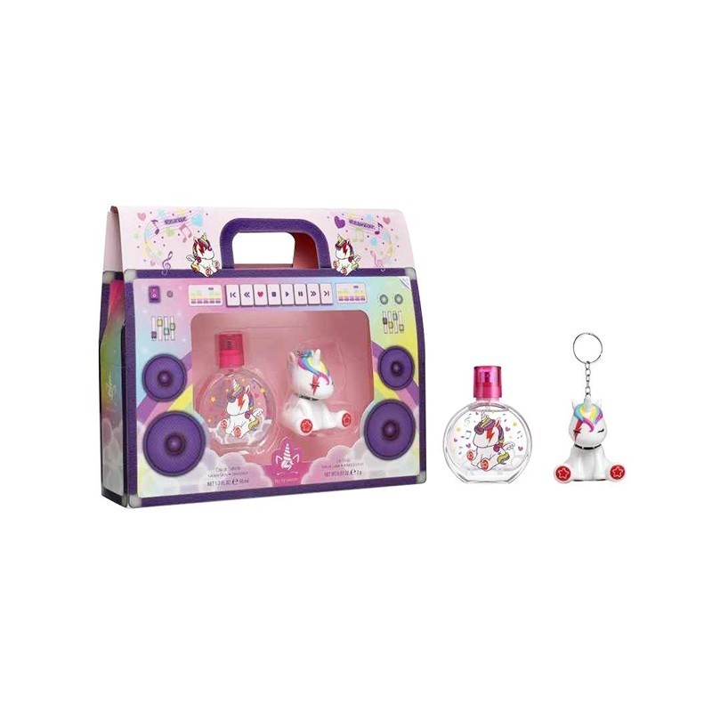 AIRVAL MY UNICORN EDT ΠΑΙΔΙΚΟ ΣΕΤ 50ML EAU DE TOILETTE + LIP GLOSS + ΑΛΥΣΙΔΑ ΚΛΕΙΔΙΩΝ