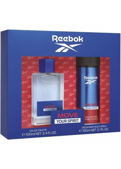 REEBOK MOVE YOUR SPIRIT SET EDT 100ML+BODY SPRAY 150ML