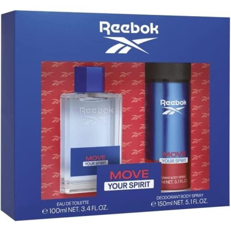 REEBOK MOVE YOUR SPIRIT SET EDT 100ML+BODY SPRAY 150ML