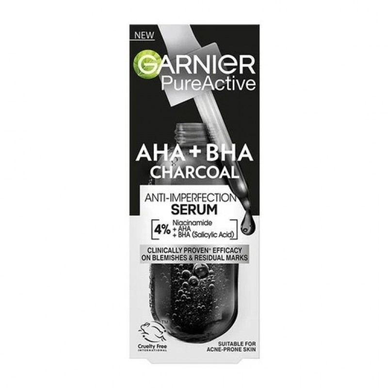 GARNIER PURE ACTIVE CHARCOAL ΟΡΟΣ ΚΑΤΑ ΤΩΝ ΑΤΕΛΙΩΝ 30ML