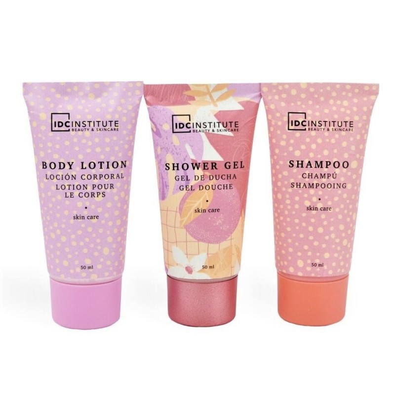 IDC TRAVEL SET SHOWER GEL 50ML/BODY LOTION 50ML/SHAMPOO 50ML