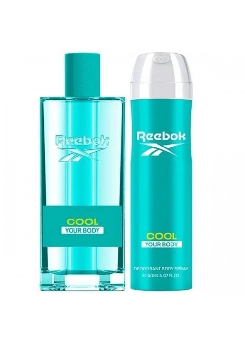 REEBOK COOL YOUR BODY EDT 100ML+BODY SPRAY 150ML