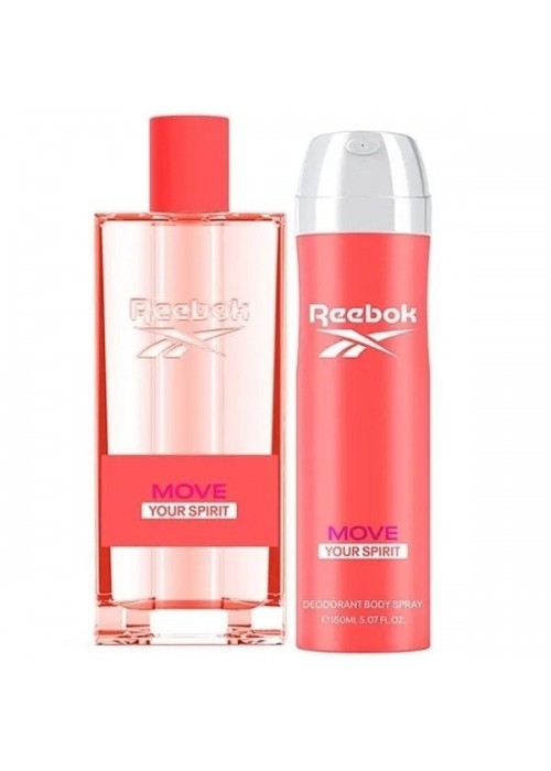 REEBOK MOVE YOUR SPIRIT FEMME EDT100ML+BODY SPRAY 150ML