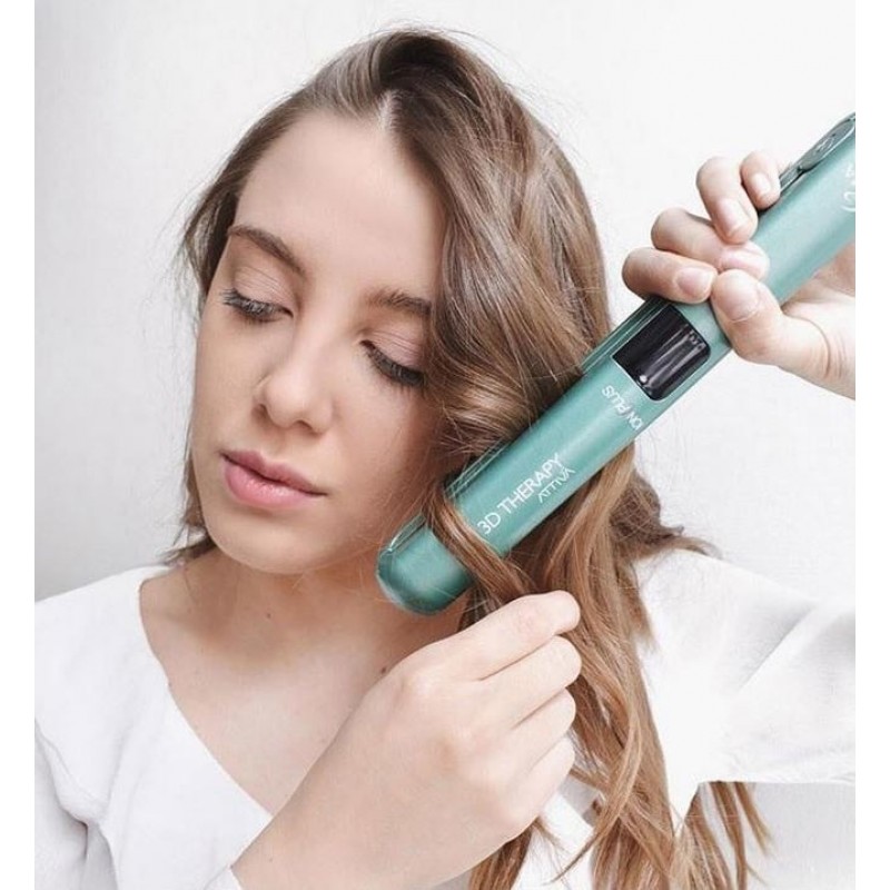 GAMA 3D THERAPY ANTI-FRIZZ DIGITAL ION HAIR STRAIGHTENER