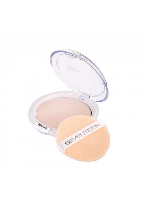 SEVENTEEN TRANSPARENT SILKY COMPACT POWDER N.1 IVORY