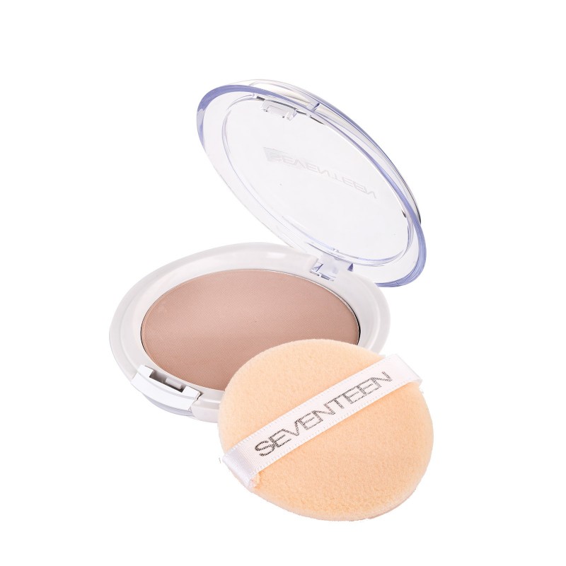 SEVENTEEN TRANSPARENT SILKY COMPACT POWDER N.6 CARAMEL