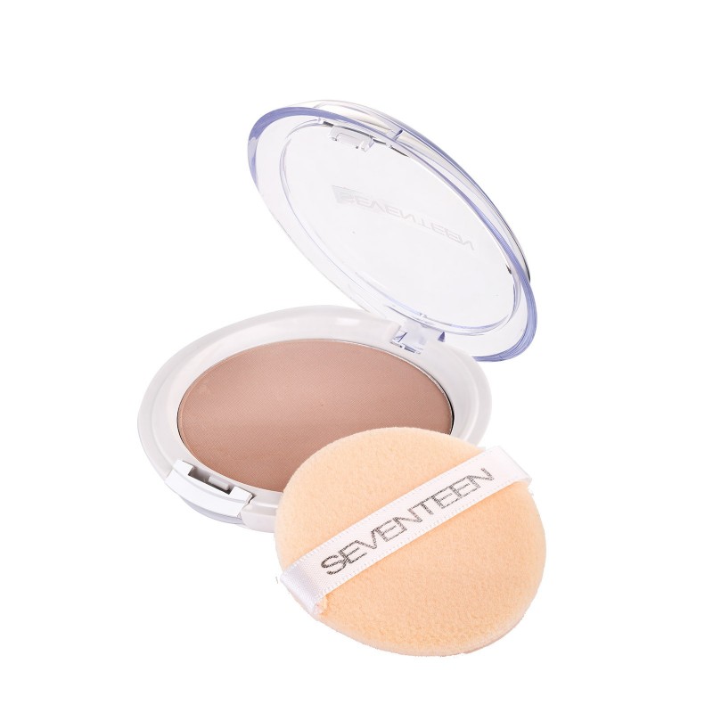 SEVENTEEN TRANSPARENT SILKY COMPACT POWDER N.7 MEDIUM CARAMEL