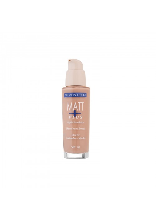 SEVENTEEN MATT PLUS SHINE CONTROL LIQUID MAKE UP N.2 ROSY BEIGE 30ML