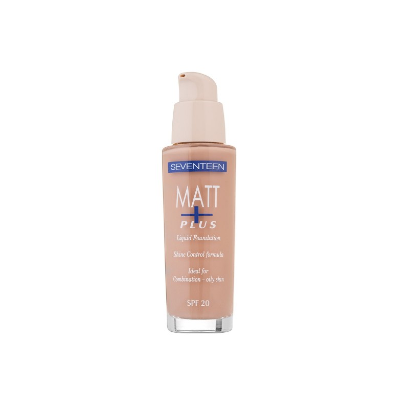 SEVENTEEN MATT PLUS SHINE CONTROL LIQUID MAKE UP N.2 ROSY BEIGE 30ML