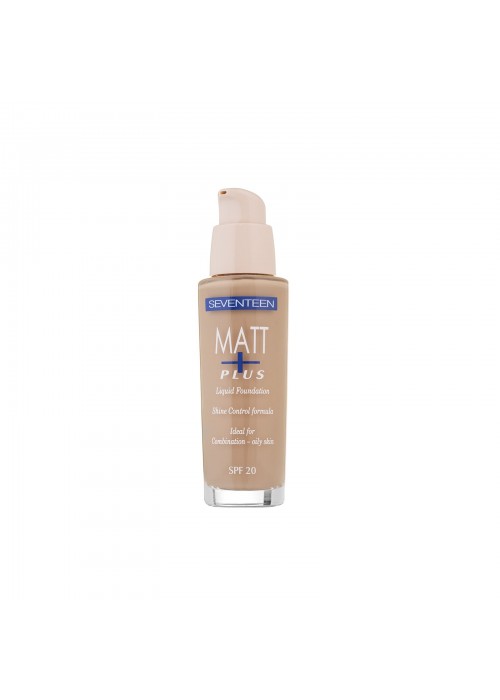 SEVENTEEN MATT PLUS SHINE CONTROL LIQUID MAKE UP N.4 MEDIUM BEIGE 30ML