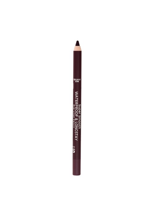 SEVENTEEN SUPERSMOOTH WATERPROOF EYELINER PENCIL N.52 PLUM