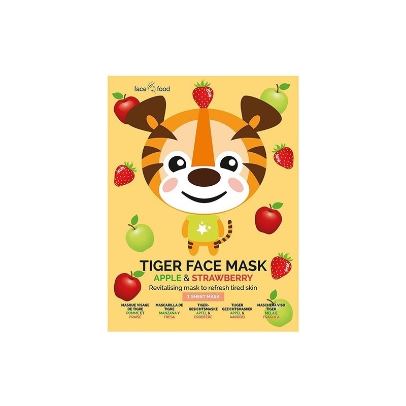 MONTAGNE JEUNESSE TIGER FACE MASK APPLE AND STRAWBERRY