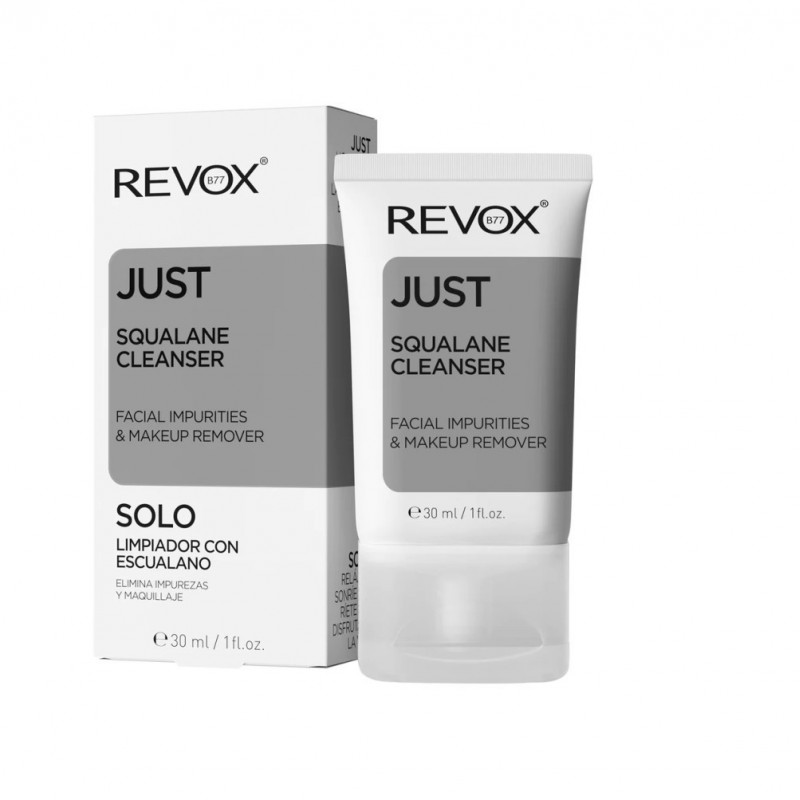 REVOX JUST SQUALANE CLEANSER FACIAL IMPURITIES AND MAKE UP REMOVER 30ML