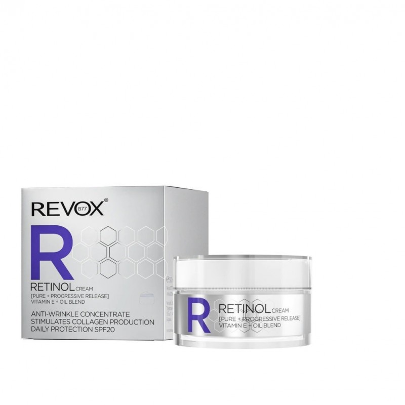 REVOX RETINOL CREAM ANTI-WRINKLE CONCENTRATE DAILY PROTECT. SPF 20 50ML