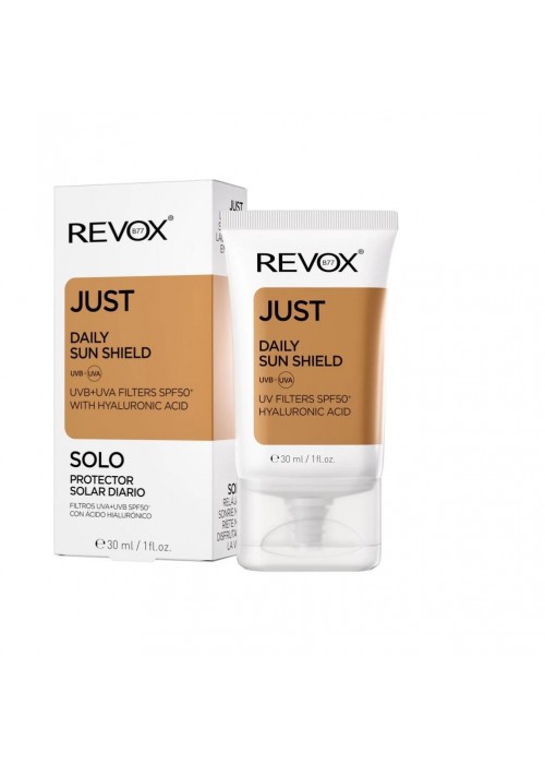 REVOX JUST DAILY SUN SHIELD SPF50 WITH HYALURONIC ACID 30ML