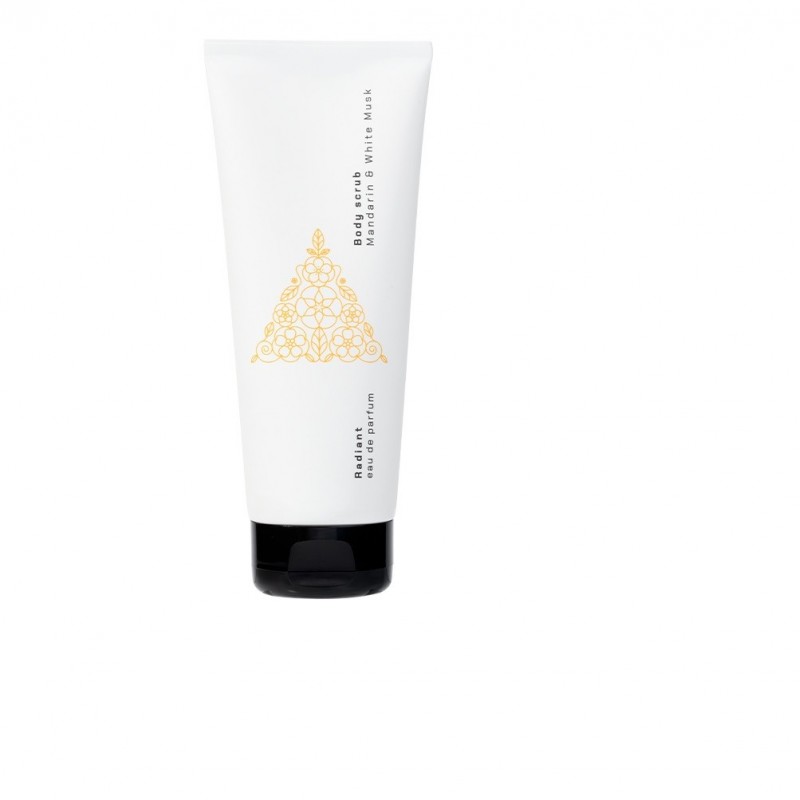 RADIANT MANDARIN WHITE MUSK BODY SCRUB TUBE 200ML