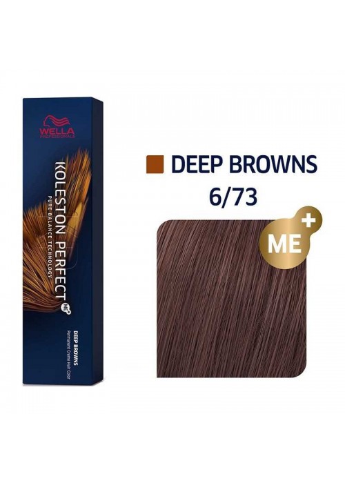 WELLA KOLESTON PERFECT ME+ DEEP BROWNS 6/73 ΞΑΝΘΟ ΣΚΟΥΡΟ ΚΑΦΕ ΧΡΥΣΟ 60ML