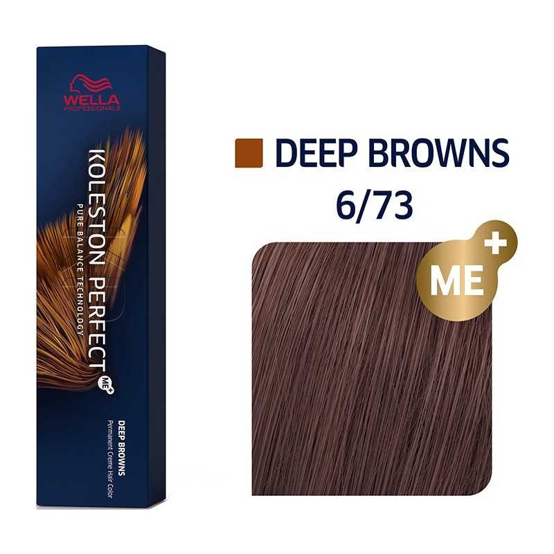 WELLA KOLESTON PERFECT ME+ DEEP BROWNS 6/73 ΞΑΝΘΟ ΣΚΟΥΡΟ ΚΑΦΕ ΧΡΥΣΟ 60ML