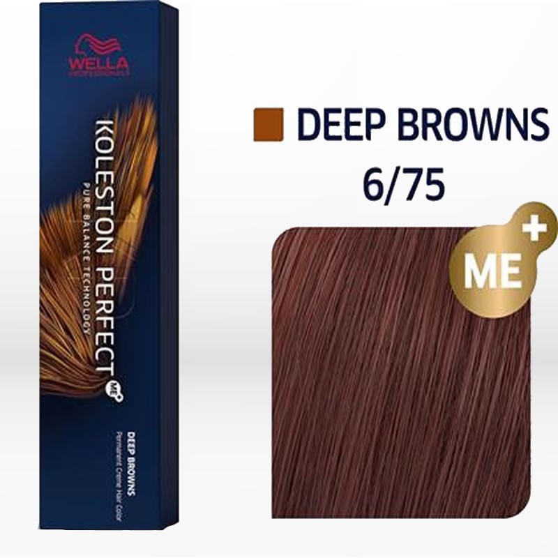 WELLA KOLESTON PERFECT ME+ DEEP BROWNS 6/75 ΞΑΝΘΟ ΣΚΟΥΡΟ ΚΑΦΕ ΜΑΟΝΙ 60ML