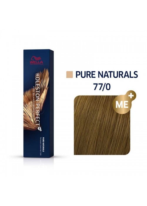 WELLA KOLESTON PERFECT ME+ PURE NATURALS N.77/0 ΞΑΝΘΟ 60ML