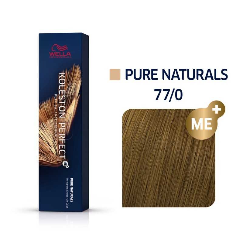 WELLA KOLESTON PERFECT ME+ PURE NATURALS N.77/0 ΞΑΝΘΟ 60ML