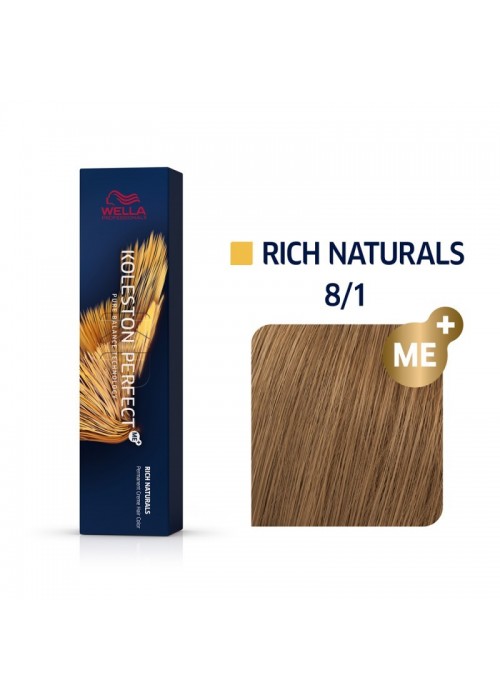 WELLA KOLESTON PERFECT ME+ RICH NATURALS 8/1 ΞΑΝΘΟ ΑΝΟΙΧΤΟ ΣΑΑΝΤΡΕ 60ML