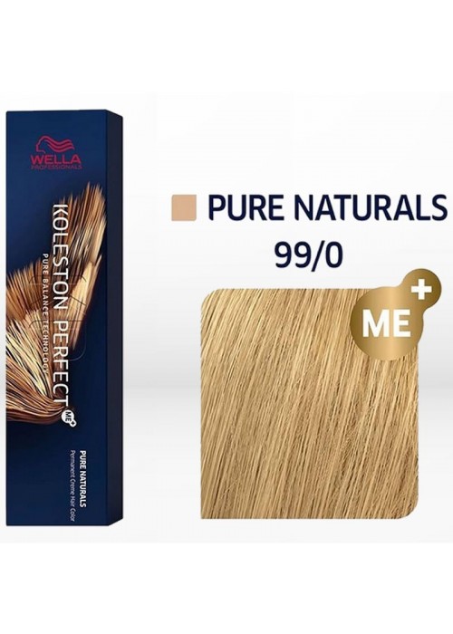 WELLA KOLESTON PERFECT ME+ PURE NATURALS 99/0 ΞΑΝΘΟ ΠΟΛΥ ΑΝΟΙΧΤΟ ΕΝΤΟΝΟ ΦΥΣΙΚΟ 60ML