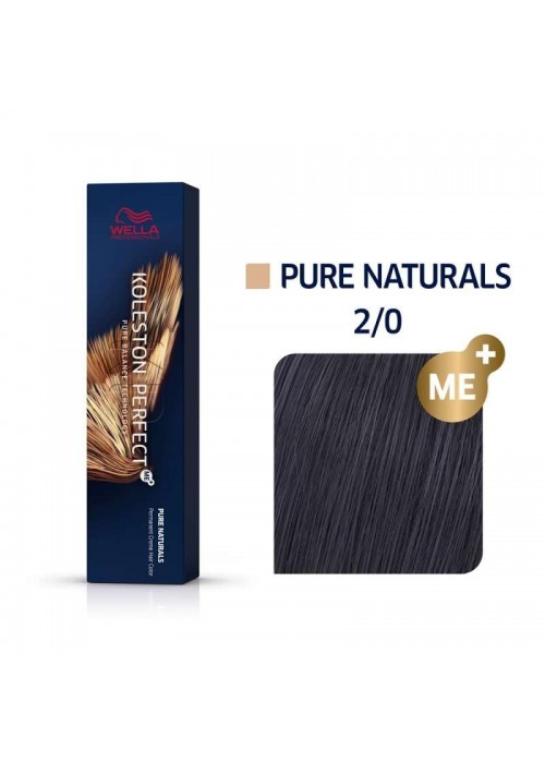 WELLA KOLESTON PERFECT ME+ PURE NATURALS 2/0 ΜΑΥΡΟ ΦΥΣΙΚΟ 60ML