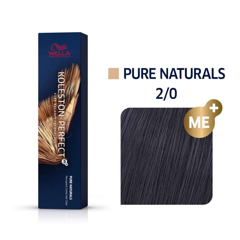 WELLA KOLESTON PERFECT ME+ PURE NATURALS 2/0 BLACK 60ML