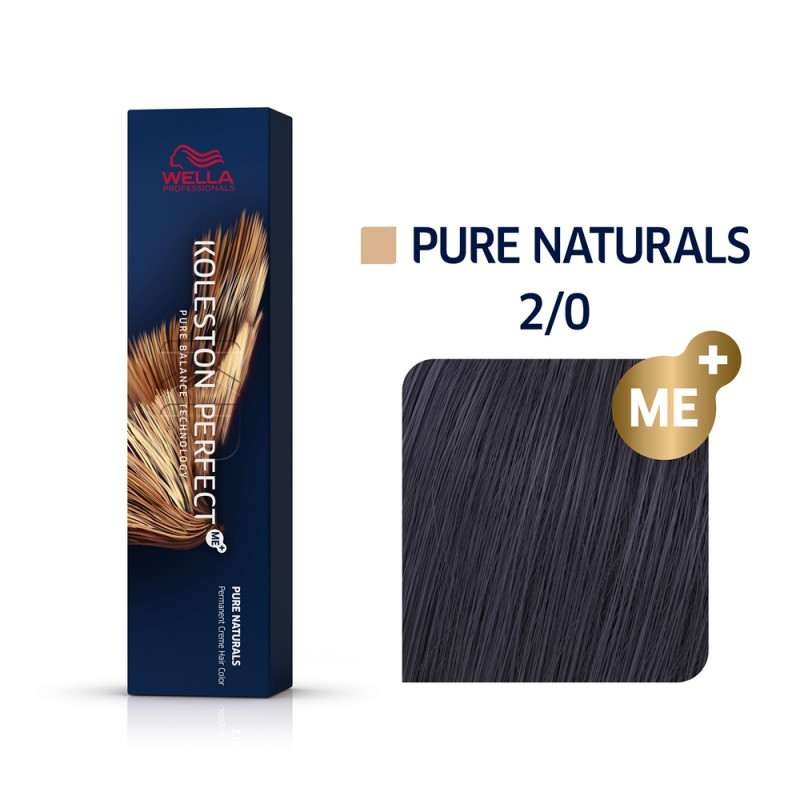 WELLA KOLESTON PERFECT ME+ PURE NATURALS 2/0 ΜΑΥΡΟ ΦΥΣΙΚΟ 60ML