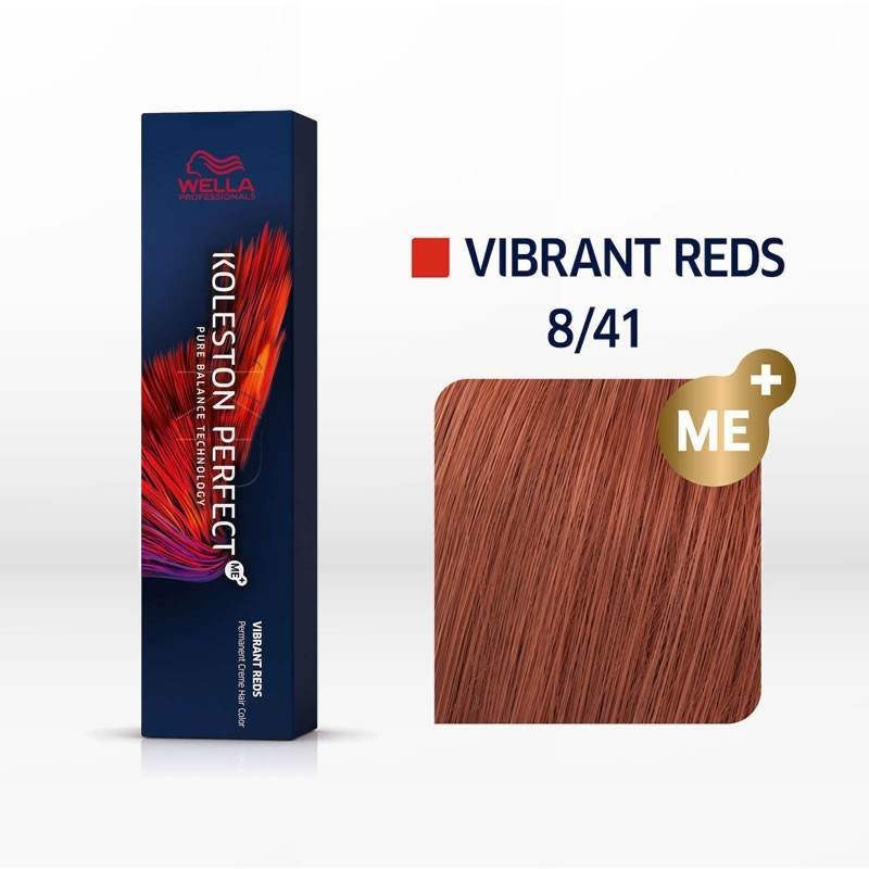 WELLA KOLESTON PERFECT ME+ VIBRANT REDS 8/41 ΞΑΝΘΟ ΑΝΟΙΧΤΟ ΚΟΚΚΙΝΟ ΣΑΝΤΡΕ 60ML