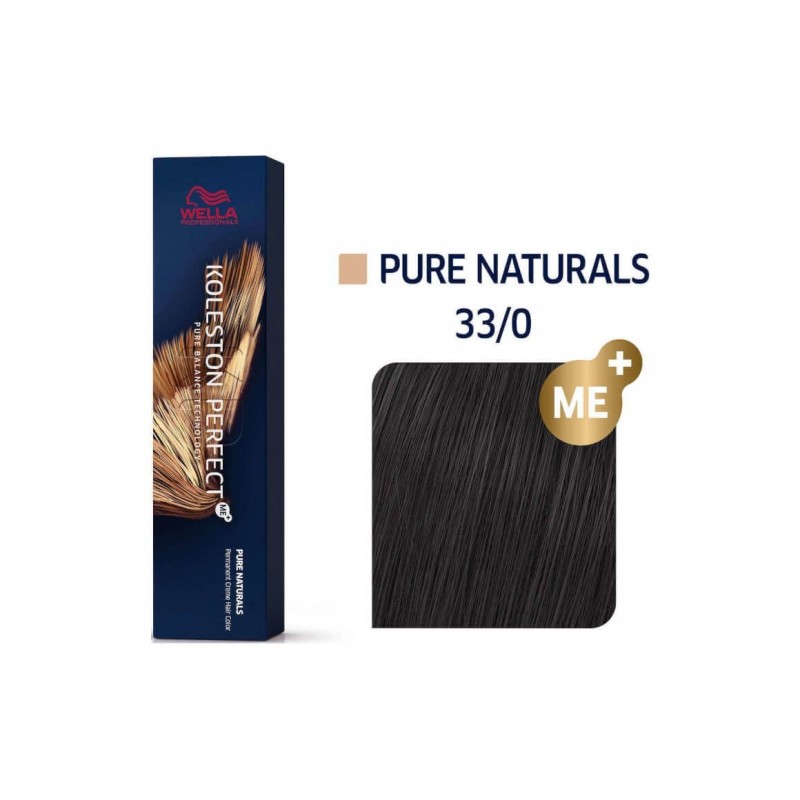 WELLA KOLESTON PERFECT ME+ PURE NATURALS N.33/0 ΚΑΣΤΑΝΟ ΣΚΟΥΡΟ 60ML