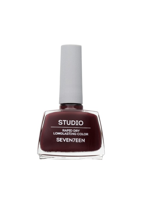 SEVENTEEN STUDIO RAPID DRY LONGLASTING COLOR NAIL N.054 12ML DARK BROWN