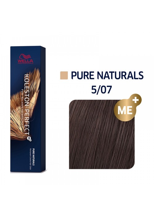 WELLA KOLESTON PERFECT ME+ PURE NATURALS N.5/07 ΚΑΣΤΑΝΟ ΑΝΟΙΧΤΟ ΦΥΣΙΚΟ ΚΑΦΕ 60ML