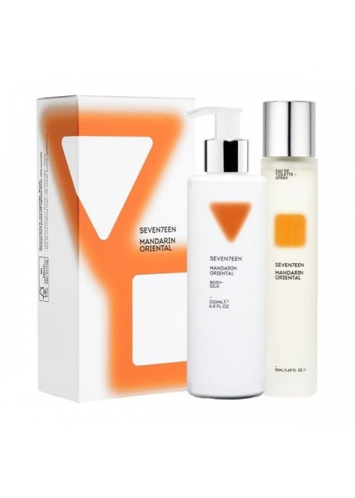 SEVENTEEN MANDARIN ORIENTAL SET BODY SILK 200ML AND EDT 50ML