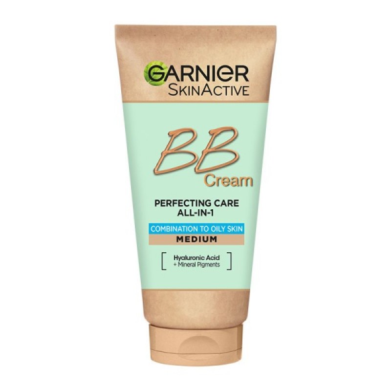 GARNIER SKINACTIVE BB ΕΝΥΔΑΤΙΚΗ ΚΡΕΜΑ ΓΙΑ ΜΙΚΤΗ Ή ΛΙΠΑΡΗ ΣΚΟΥΡΟΧΡΩΜΗ ΕΠΙΔΕΡΜΙΔΑ ALL-IN-1 MEDIUM SPF25 50ML