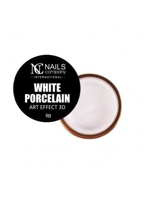 NC NAILS 3D-ART EFFECT PORCELAIN WHITE 5GR