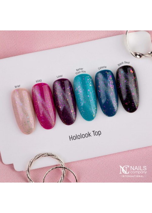 NC NAILS TOP COAT HOLO LOOK 11ML