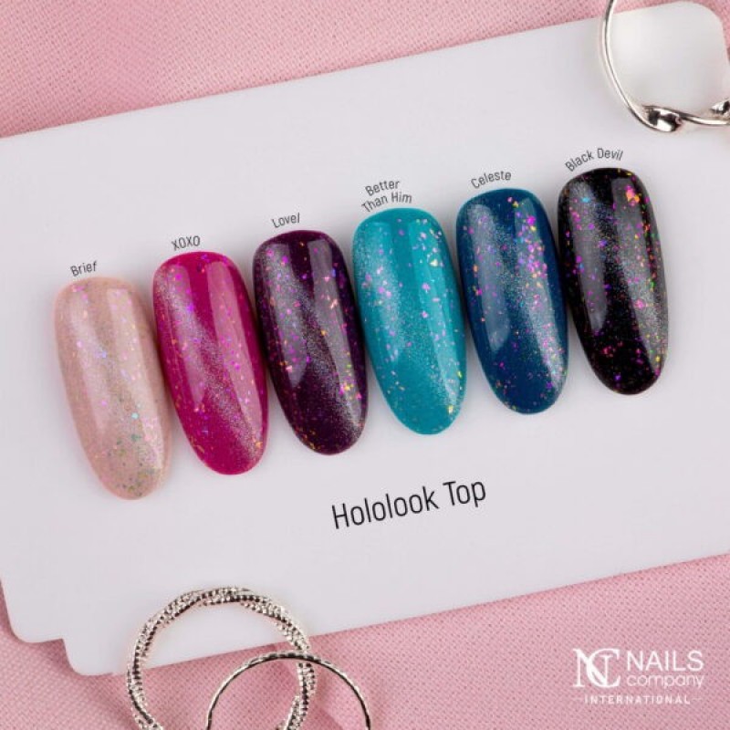 NC NAILS TOP COAT HOLO LOOK 11ML