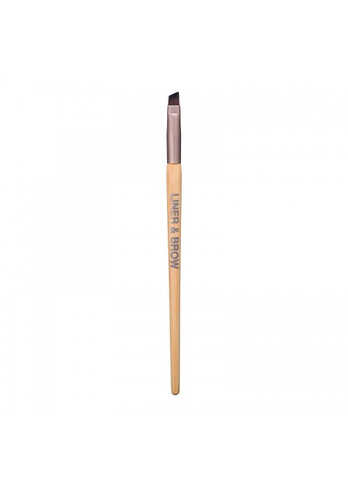 SEVENTEEN LINER AND BROW BRUSH BAMBOO HANDLE
