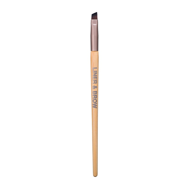 SEVENTEEN LINER AND BROW BRUSH BAMBOO HANDLE