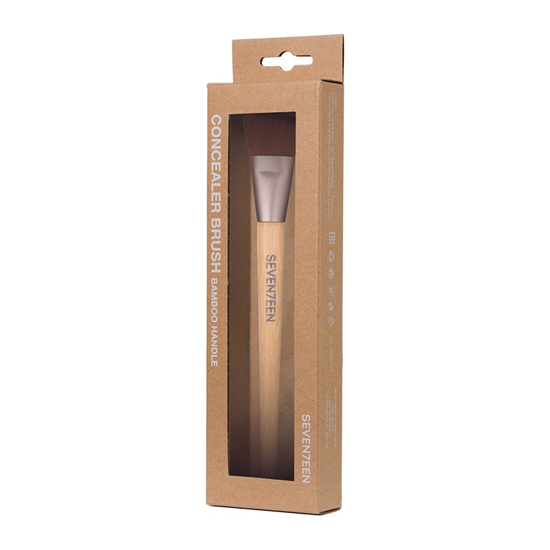 SEVENTEEN CONCEALER BRUSH BAMBOO HANDLE