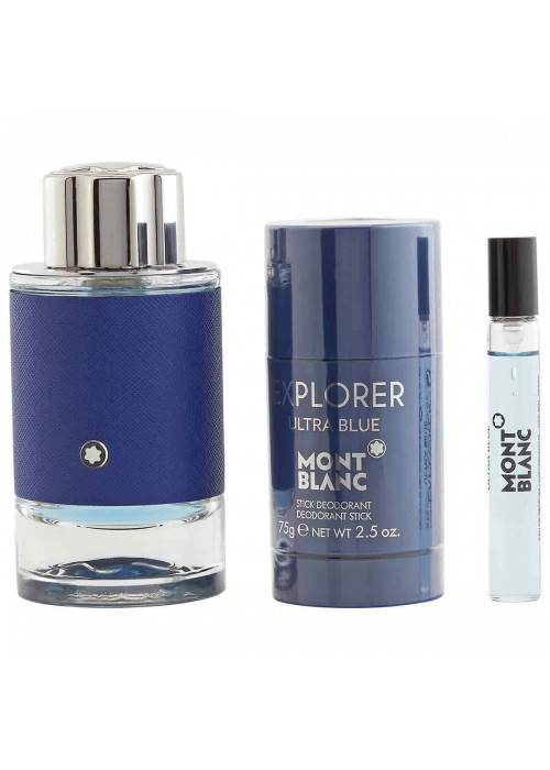 MONTBLANC EXPLORER ULTRA BLUE EAU DE PARFUM SET