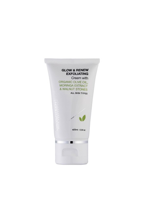 SEVENTEEN GLOW AND RENEW EXFOLIATING CREAM ALL TYPES 25ML