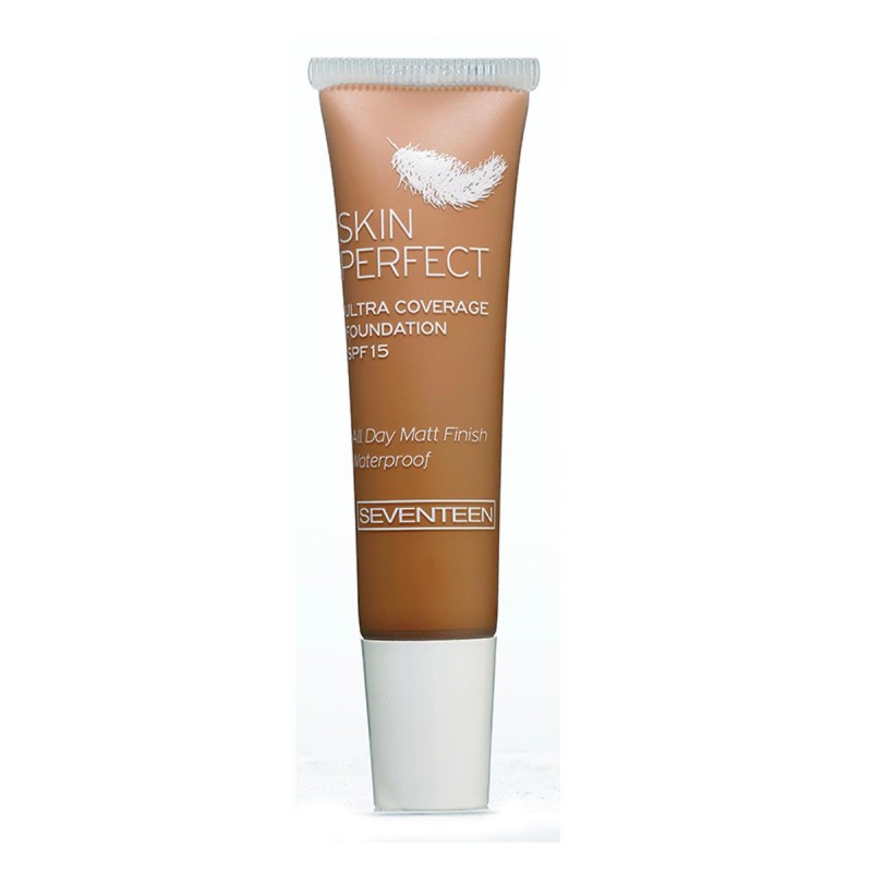 SEVENTEEN SKIN PERFECT ULTRA COVERAGE WATERPROOF FOUNDATION N.8 15ML TRAVEL SIZE